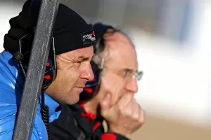 Images Dated 13th February 2008: Formula One Testing: Gerhard Berger Scuderia Toro Rosso Owner
