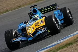 Images Dated 12th January 2006: Formula One Testing: Giancarlo Fisichella Renault R25