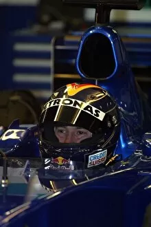 Images Dated 15th January 2003: Formula One Testing: Heinz-Harald Frentzen has his first run in the new Sauber Petronas C22