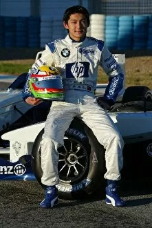 Images Dated 11th December 2003: Formula One Testing: Ho-Pin Tung prepares to make his F1 debut with Williams