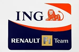 Logo Collection: Formula One Testing: ING Renault F1 Team logo