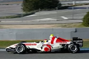 Images Dated 11th January 2006: Formula One Testing: James Rossiter Honda F1 Racing