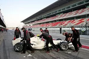 Images Dated 13th November 2007: Formula One Testing: James Rossiter Honda RA107