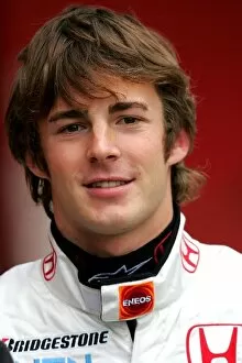 Images Dated 13th November 2007: Formula One Testing: James Rossiter Honda RA107 Test Driver
