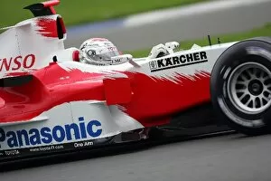 Images Dated 2nd June 2005: Formula One Testing: Jarno Trulli Toyota TF105