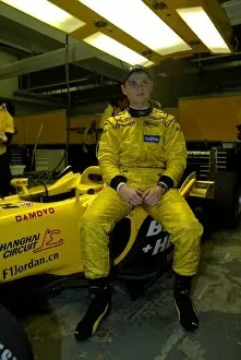 Images Dated 4th December 2003: Formula One Testing: Jaroslav Janis Jordan Ford