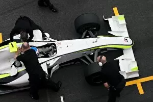 Formula One Testing: Jenson Button Brawn BGP 001