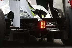 Formula One Testing: Jenson Button Brawn BGP 001 rear detail