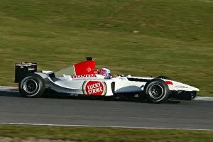 Images Dated 15th January 2003: Formula One Testing: Jenson Button has his first test in the new BAR Honda 005