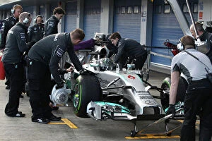 Images Dated 29th January 2014: Formula One Testing, Jerez, Spain, Day Two, Wednesday 29 January 2014