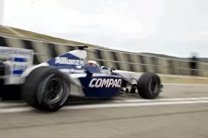 Images Dated 5th April 2002: Formula One Testing: Juan Pablo Montoya continues testing the Williams FW24