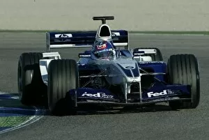 Images Dated 26th November 2002: Formula One Testing: Juan Pablo Montoya tests the Williams