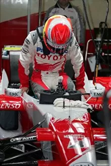 Images Dated 29th November 2006: Formula One Testing: Kamui Kobayashi has his first test for Toyota