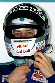 Images Dated 14th September 2001: Formula One Testing: Kimi Raikkonen continues to test the new Sauber