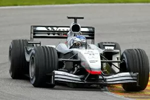Images Dated 5th April 2002: Formula One Testing: Kimi Raikkonen tests the McLaren MP4 / 17