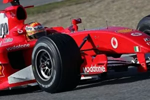 Images Dated 10th January 2006: Formula One Testing: Luca Badoer Ferrari F2005