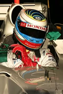 Images Dated 14th November 2007: Formula One Testing: Luca Filippi tests for Honda