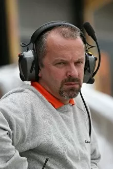 Images Dated 20th February 2007: Formula One Testing: Mike Gascoyne Spyker Chief Technical Officer