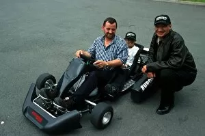 Formula One Testing: Minardi Team owner Paul Stoddart with Dato Hishammuddin Tun Hussein