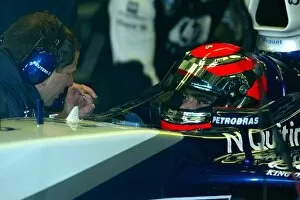 Images Dated 2nd December 2003: Formula One Testing: Nelson Piquet Jnr has his debut F1 test for Williams
