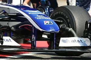 Images Dated 12th March 2009: Formula One Testing: Nico Rosberg Williams FW31 front wing detail
