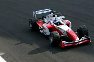 Images Dated 3rd September 2004: Formula One Testing: Olivier Panis Toyota TF104