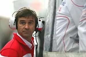 Images Dated 19th January 2009: Formula One Testing: Pascal Vasselon Toyota Chassis Technical Director