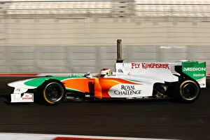 Images Dated 19th November 2010: Formula One Testing: Paul Di Resta Force India VJM03