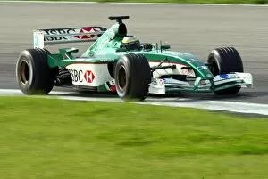 Images Dated 1st May 2002: Formula One Testing: Pedro de la Rosa Jaguar Cosworth R3