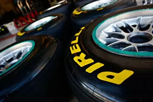 Images Dated 19th November 2010: Formula One Testing: Pirelli tyres: Formula One Testing, Day Three, Yas Marina Circuit, Abu Dhabi