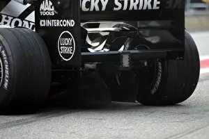 Images Dated 25th November 2004: Formula One Testing: The rear diffuser on the BAR development car