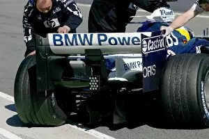 Images Dated 11th February 2005: Formula One Testing: The rear wing of Nick Heidfeld Williams BMW FW27