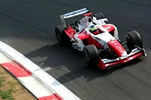 Images Dated 3rd September 2004: Formula One Testing: Ricardo Zonta Toyota TF104