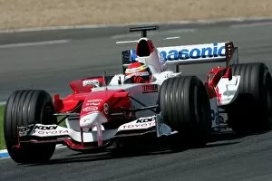 Images Dated 14th July 2005: Formula One Testing: Ricardo Zonta Toyota TF105