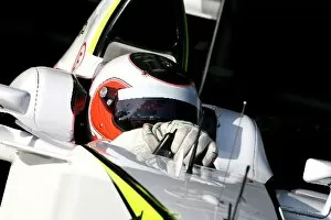 Images Dated 16th March 2009: Formula One Testing: Rubens Barrichello Brawn Grand Prix BGP 001