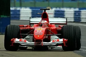 Images Dated 3rd June 2004: Formula One Testing: Rubens Barrichello Ferrari F2004