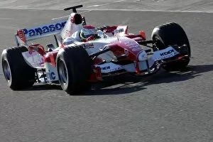 Images Dated 7th December 2005: Formula One Testing: Ryan Briscoe Toyota TF106