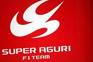 Images Dated 1st May 2007: Formula One Testing: Super Aguri F1 Team logo