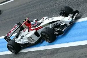 Images Dated 13th May 2004: Formula One Testing: Takuma Sato BAR 006