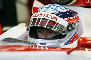 Images Dated 12th July 2007: Formula One Testing: Takuma Sato Super Aguri F1 SA06