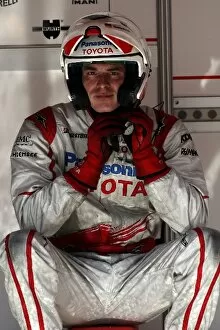 Images Dated 12th March 2009: Formula One Testing: Thomas Mattes Toyota mechanic