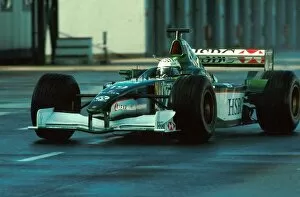 Images Dated 6th February 2001: Formula One Testing: Tomas Scheckter Jaguar Cosworth R2