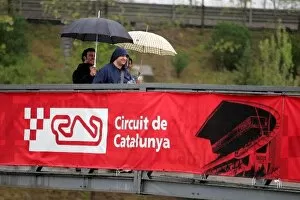 Images Dated 17th April 2008: Formula One Testing: Wet fans: Formula One Testing, Day Four, Barcelona, Spain, 17 April 2008
