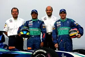 Images Dated 15th January 2005: Formula One Testing: Willy Ramph, Felipe Massa Sauber Petronas, Peter Sauber Sauber Team Principal