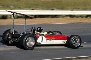 Images Dated 9th January 2003: Formula One World Championship: 1968 World Champion Graham Hill, Lotus Cosworth 49B