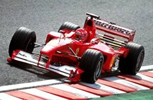 Formula One World Championship 2000: Winner Michael Schumacher Ferrari F1 2000. World Champion 2000