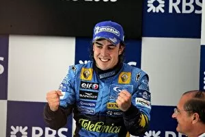 Images Dated 25th September 2005: Formula One World Championship: 3rd place, Fernando Alonso Renault World Champion