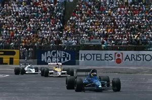 F1 Collection: Formula One World Championship: 3rd place Michele Alboreto Tyrrell 018