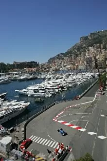 Images Dated 19th May 2005: Formula One World Championship: Action beside the Monaco harbour