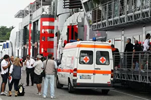 Images Dated 25th July 2010: Formula One World Championship: Ambulance in the paddock